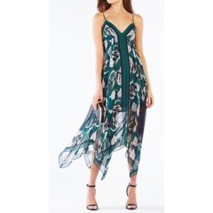 NWOT! BCBG MaxAzria Isabela Chiffon Maxi Dress